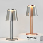 Rechargeable Mushroom LED Table Lamp with Touch Dimming