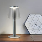 Rechargeable Mushroom LED Table Lamp with Touch Dimming