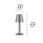 Rechargeable Mushroom LED Table Lamp with Touch Dimming