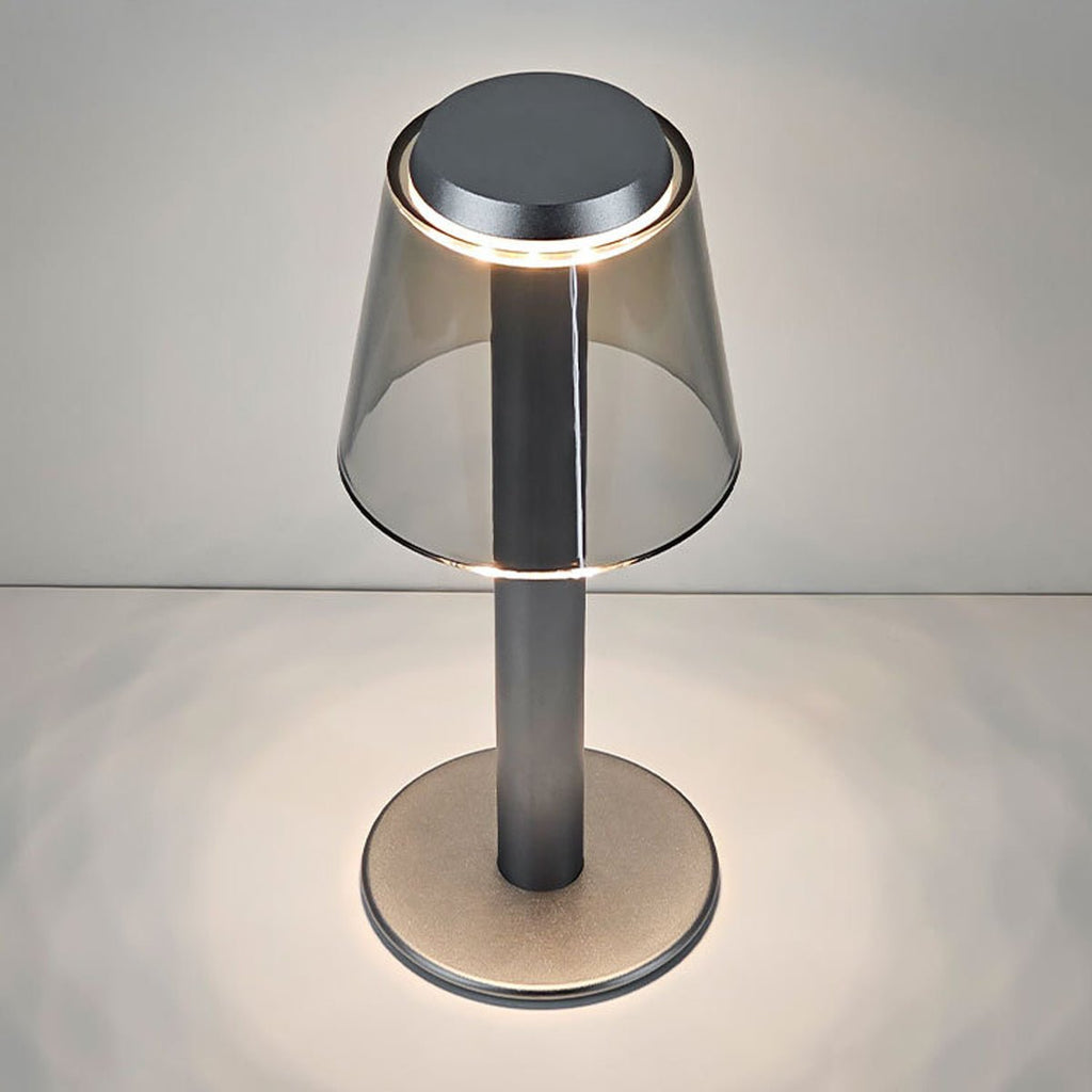 Rechargeable Mushroom LED Table Lamp with Touch Dimming