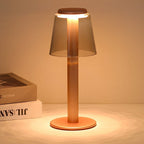 Rechargeable Mushroom LED Table Lamp with Touch Dimming
