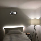 Horloge murale numérique LED 3D moderne