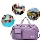 Bolso de viaje y deporte con múltiples bolsillos