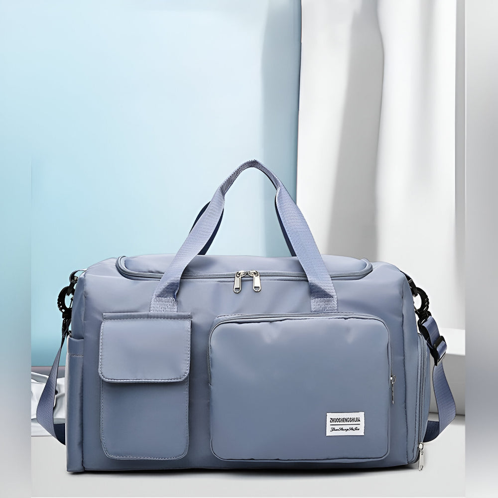 Bolso de viaje y deporte con múltiples bolsillos
