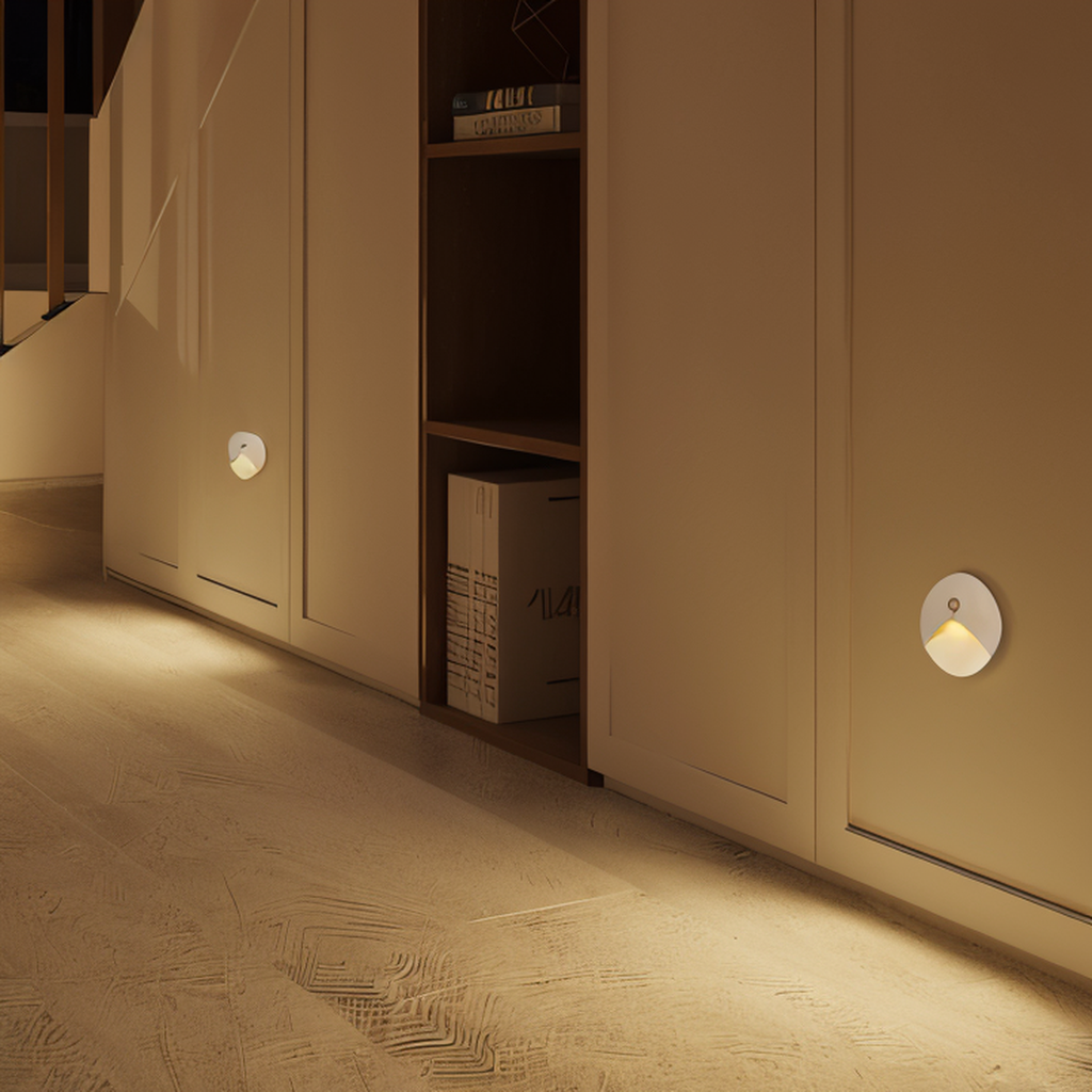 Udendørs LED-væglampe med bevægelsessensor og IP65-beskyttelse