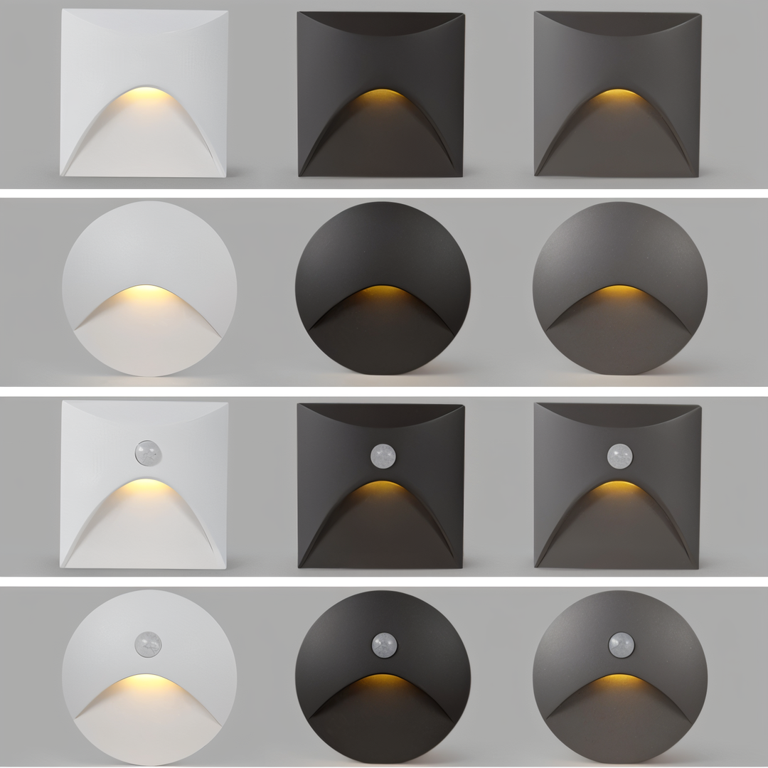 Outdoor LED Wall Lamp with Motion Sensor and IP65 Protection