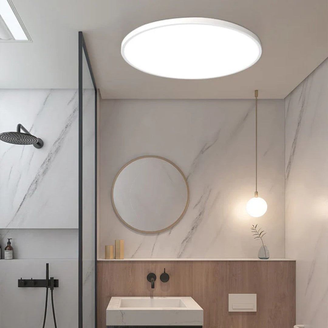 Ultra-Slim Round LED Ceiling Light with 3-Colour Option