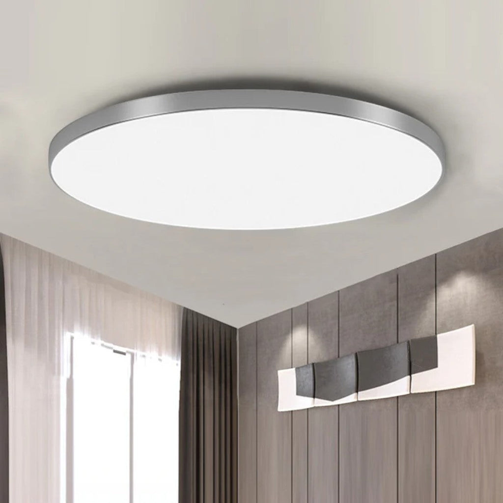 Ultratunn rund LED-taklampa med val mellan 3 färger