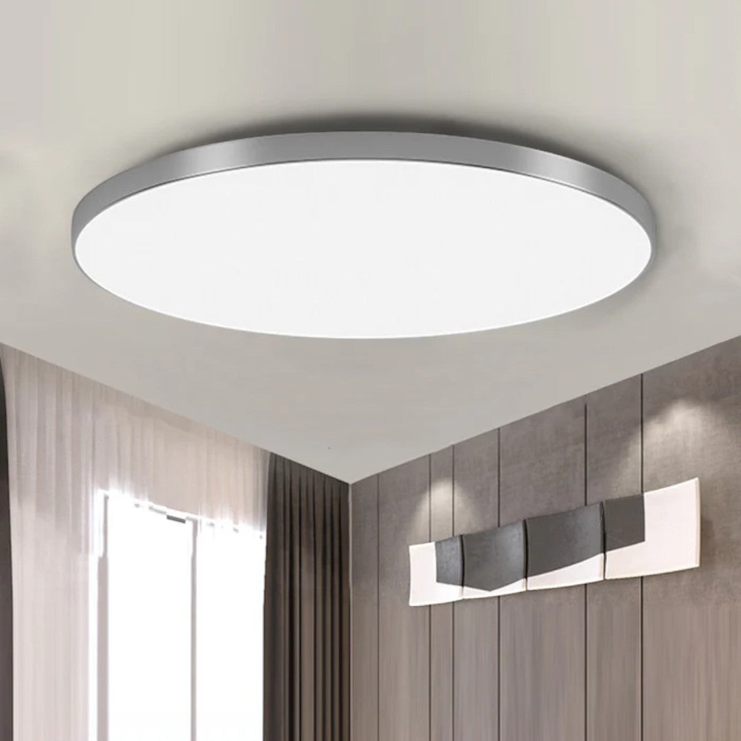 Ultratunn rund LED-taklampa med val mellan 3 färger