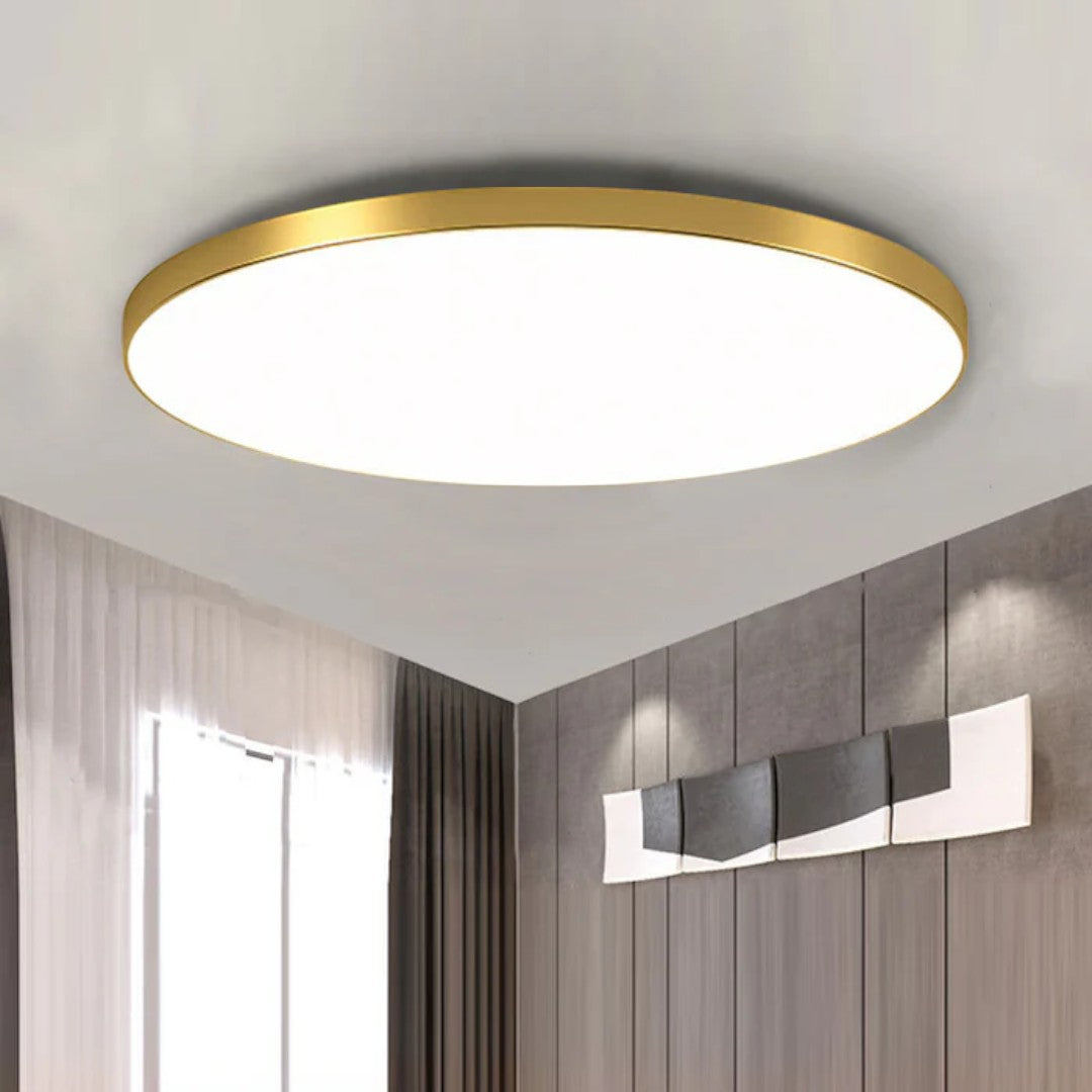 Ultratunn rund LED-taklampa med val mellan 3 färger