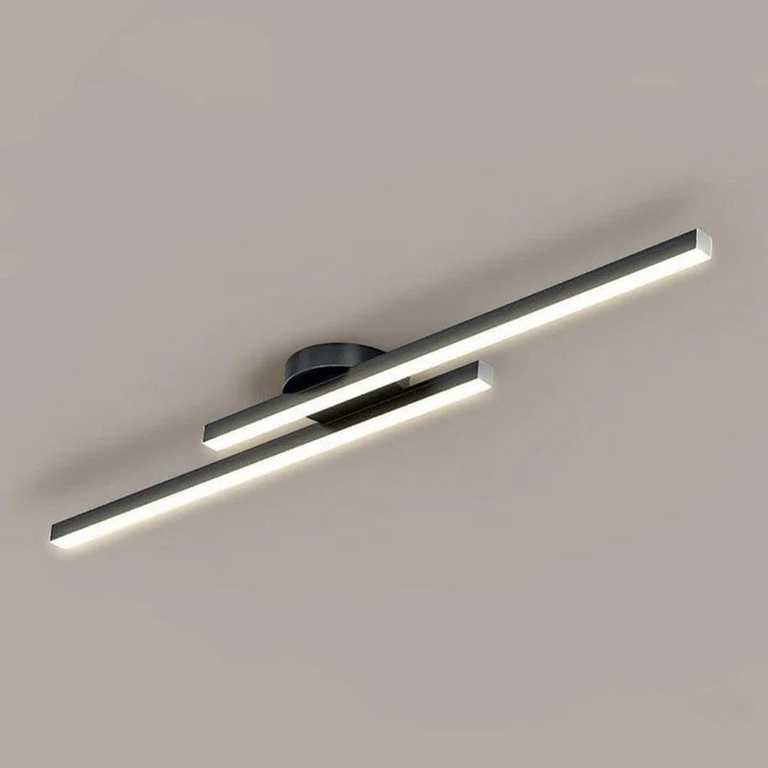 Lineært LED-loftlys med minimalistisk aluminiumsdesign