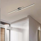 Lineært LED-loftlys med minimalistisk aluminiumsdesign