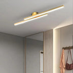 Lineært LED-loftlys med minimalistisk aluminiumsdesign