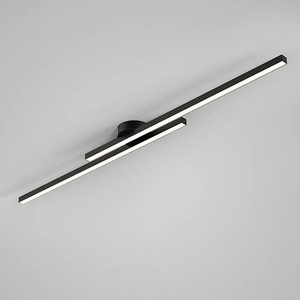 Lineært LED-loftlys med minimalistisk aluminiumsdesign