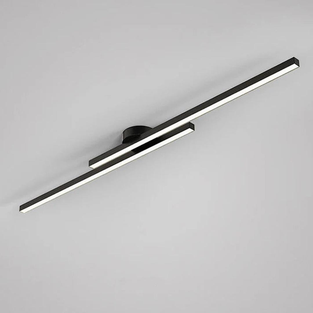 Lineært LED-loftlys med minimalistisk aluminiumsdesign