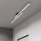 Lineært LED-loftlys med minimalistisk aluminiumsdesign