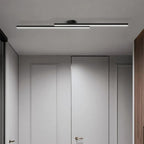 Lineært LED-loftlys med minimalistisk aluminiumsdesign