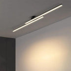 Lineært LED-loftlys med minimalistisk aluminiumsdesign