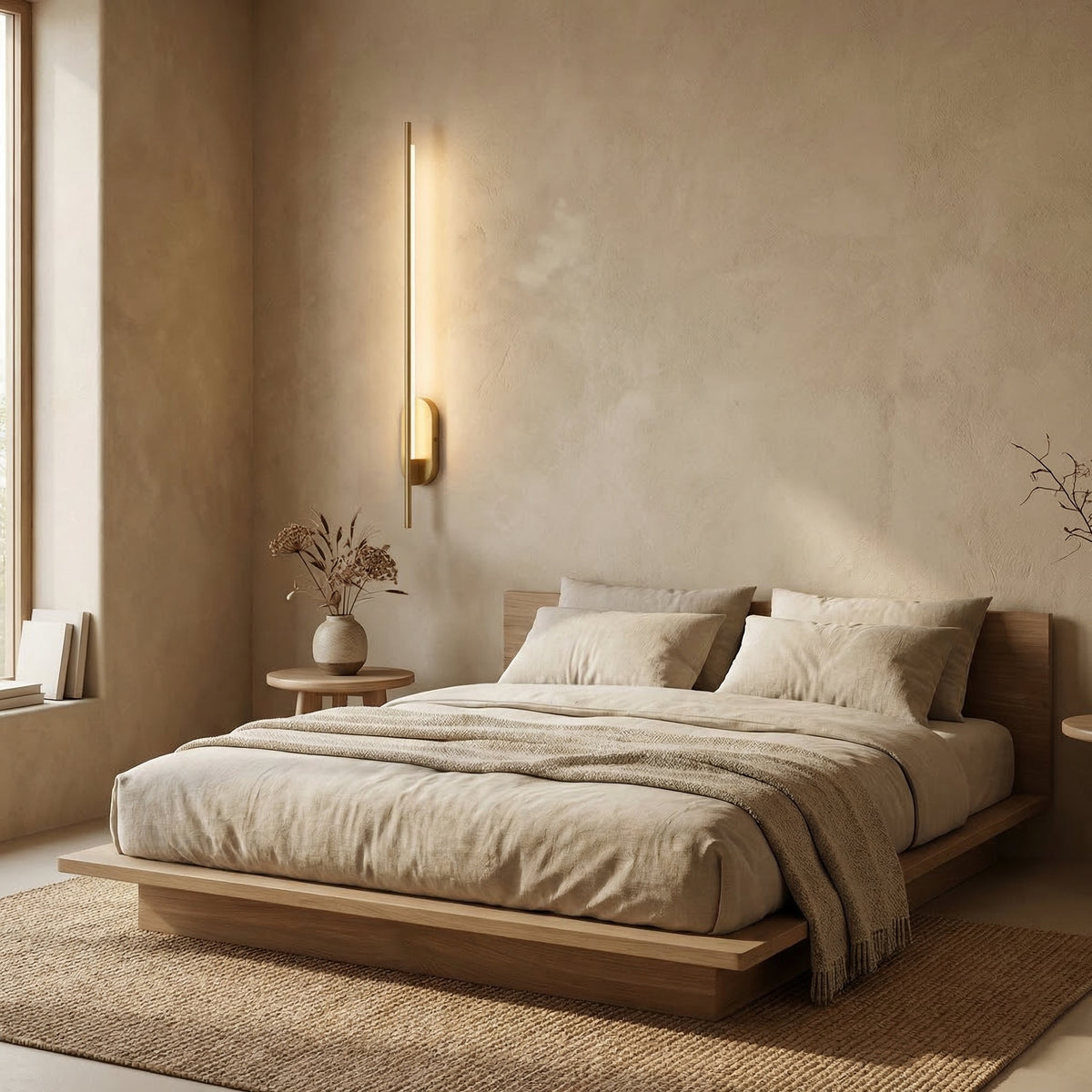 Slim Iron LED Wall Lamp with Three Colour Temperatures