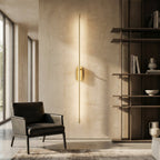Lámpara de pared LED de hierro delgada con tres temperaturas de color
