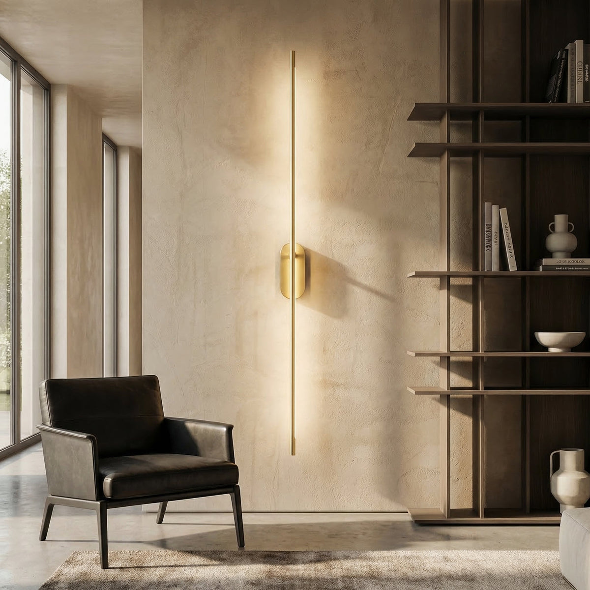 Slim Iron LED Wall Lamp with Three Colour Temperatures