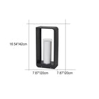 Modern Outdoor LED Lantern Floor Light