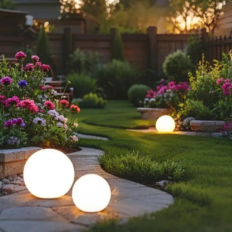 Luci da giardino a globo per esterni