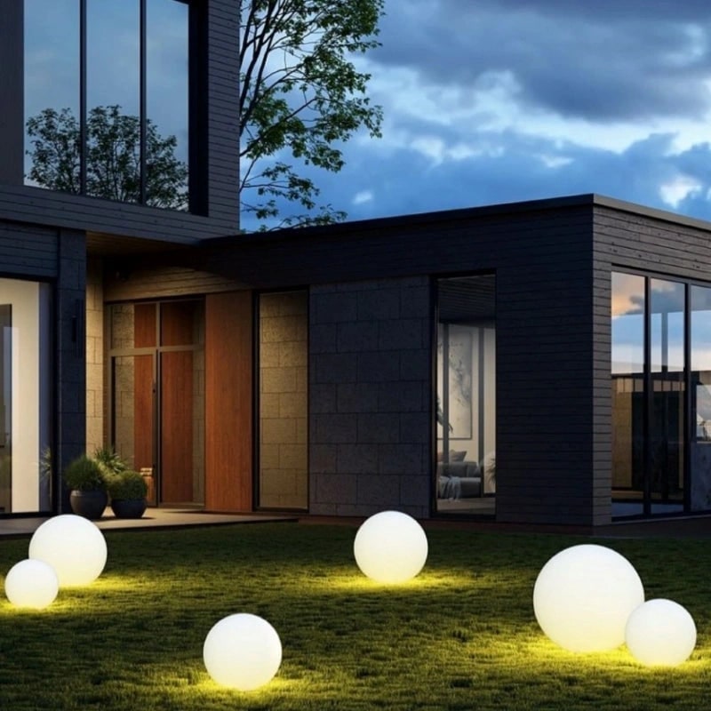 Luci da giardino a globo per esterni