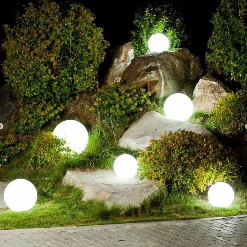 Luci da giardino a globo per esterni