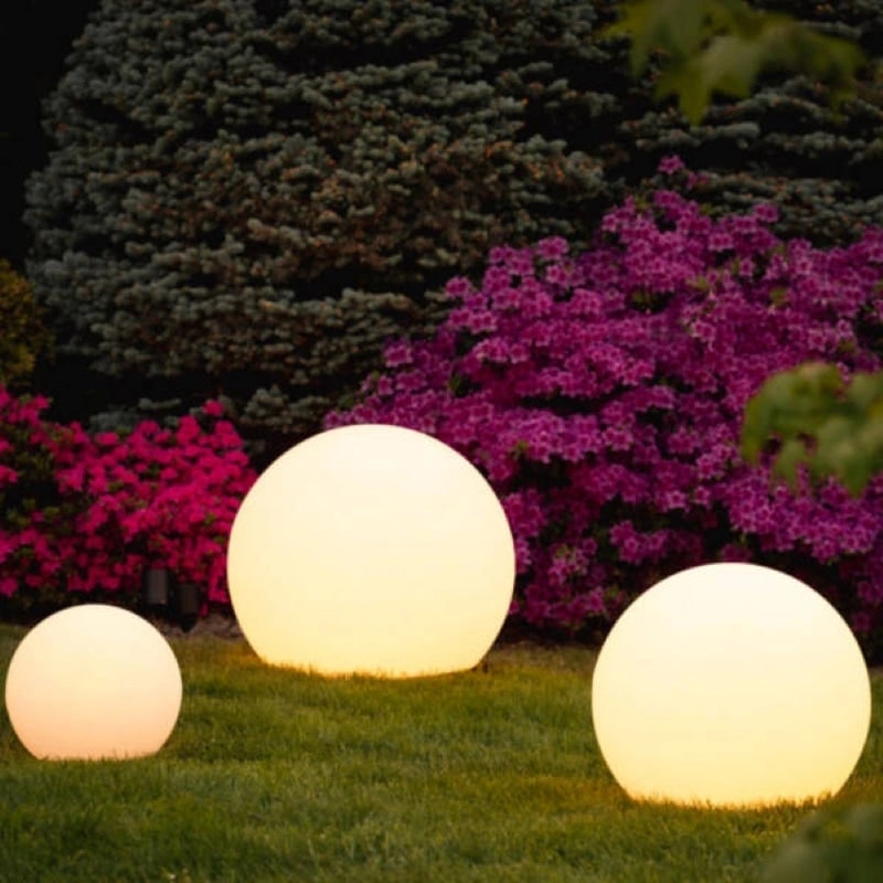 Luci da giardino a globo per esterni