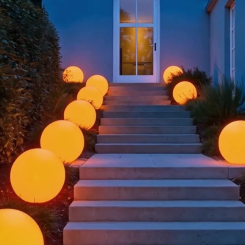Luci da giardino a globo per esterni