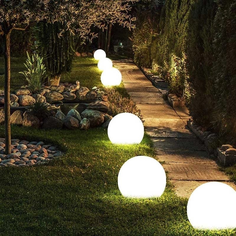 Luci da giardino a globo per esterni