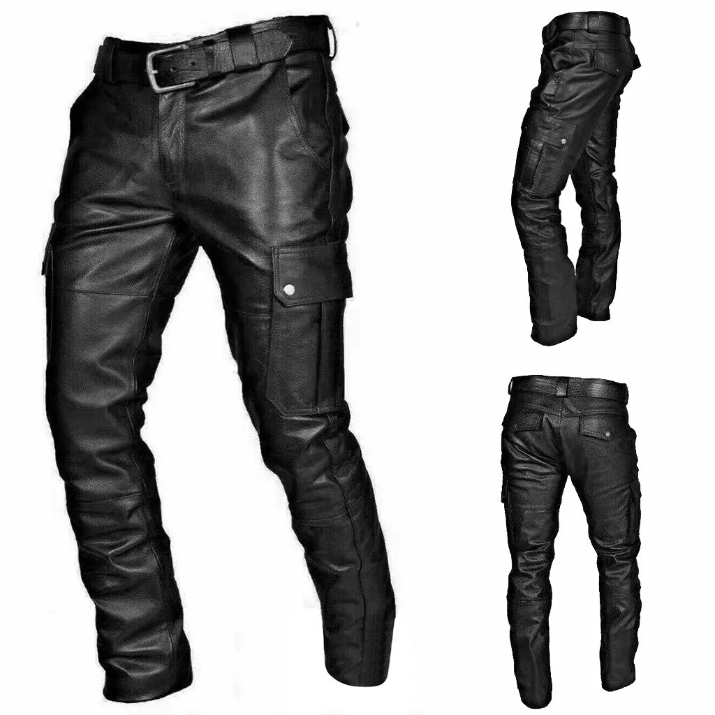 Męskie spodnie motocyklowe o kroju slim fit