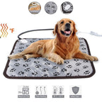 Almohadilla eléctrica térmica para mascotas con diseño floral