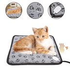 Almohadilla eléctrica térmica para mascotas con diseño floral