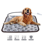 Almohadilla eléctrica térmica para mascotas con diseño floral
