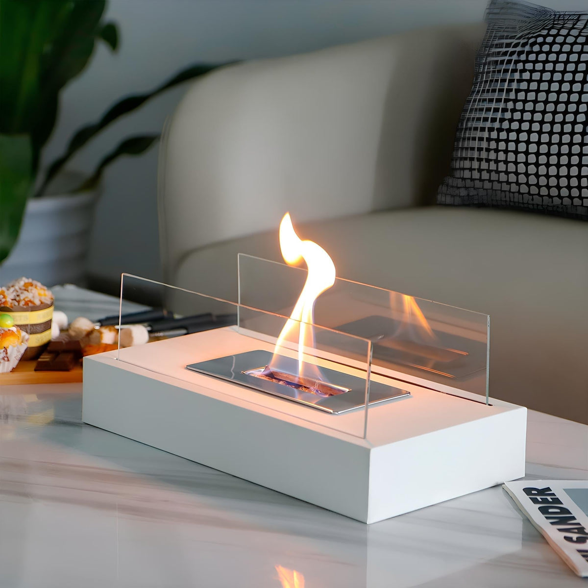Real Flame Tabletop Fireplace