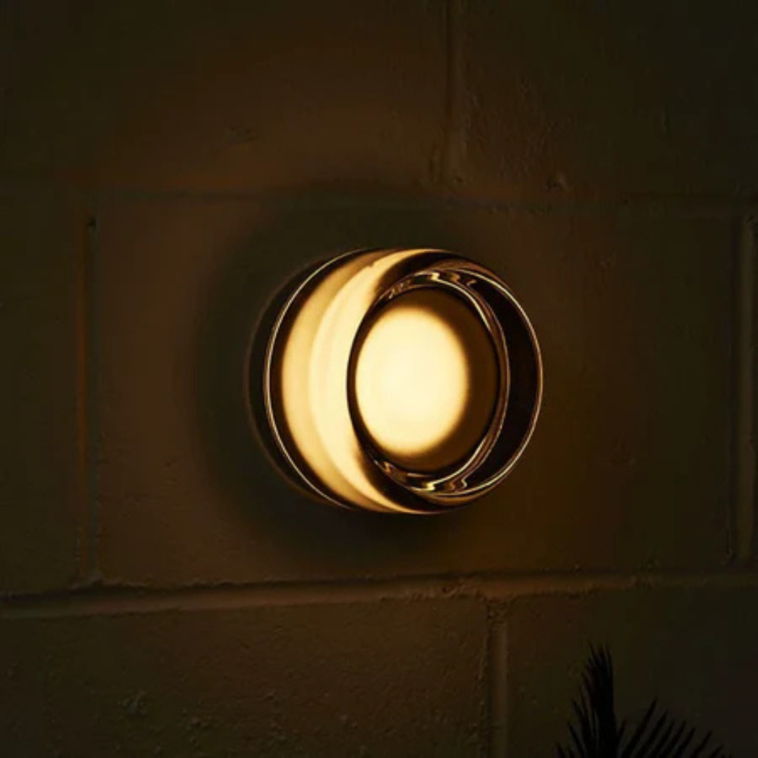 Aplique de pared LED moderno empotrado con luz ambiental suave