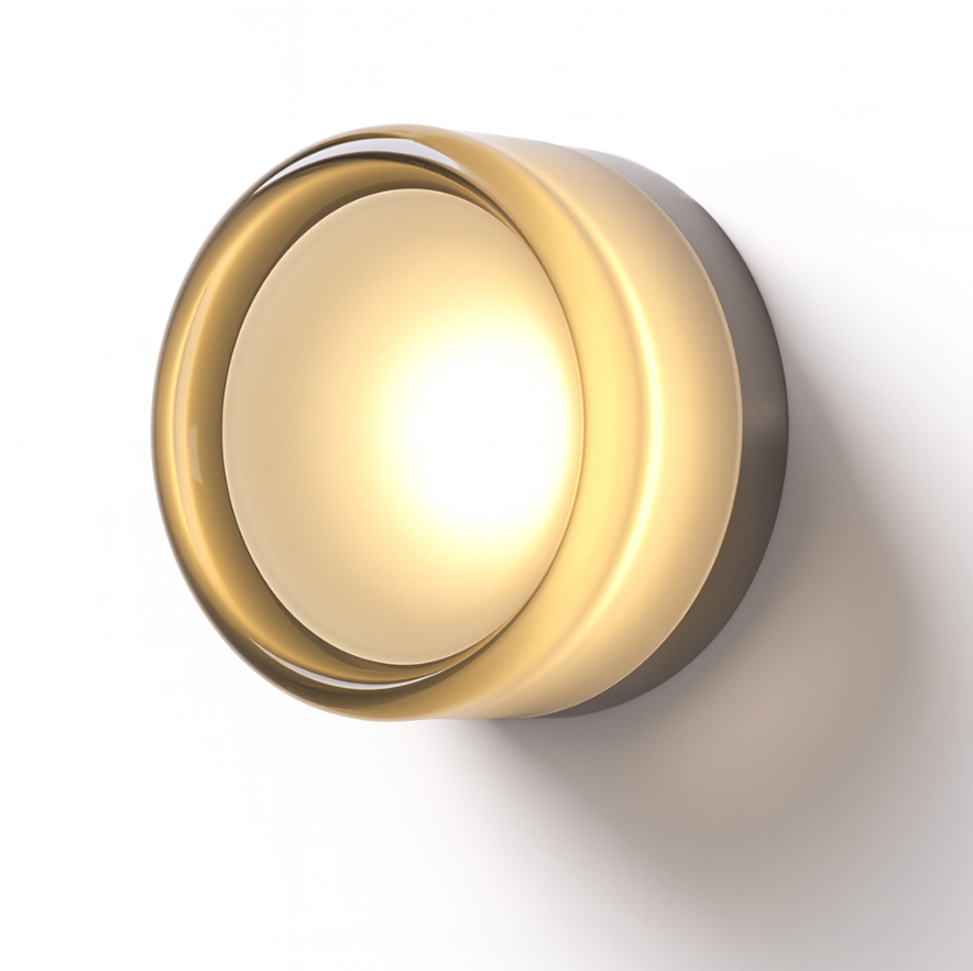 Aplique de pared LED moderno empotrado con luz ambiental suave