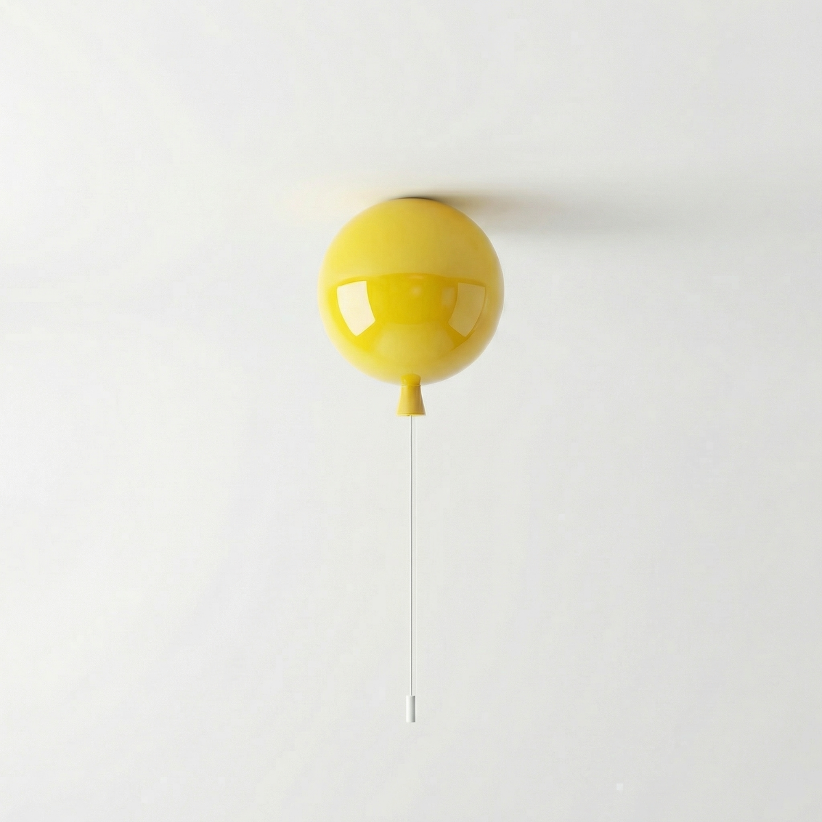 Plafonnier ballon avec cordon de tirage