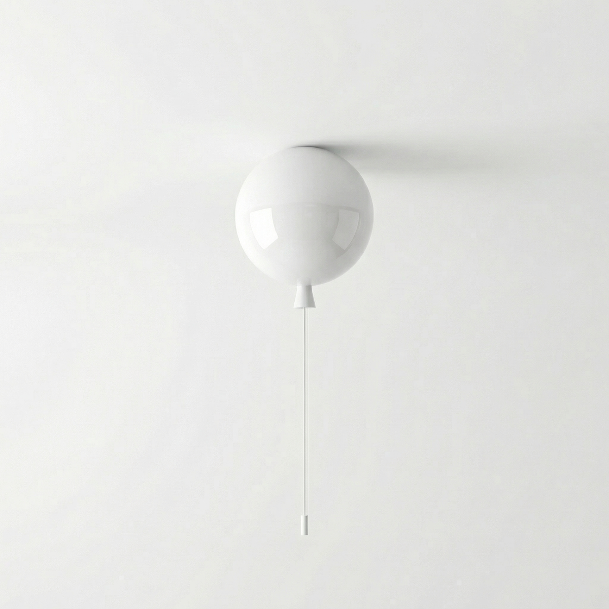 Plafonnier ballon avec cordon de tirage