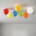 Plafonnier ballon avec cordon de tirage