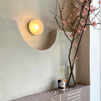 Aplique de pared LED moderno empotrado con luz ambiental suave