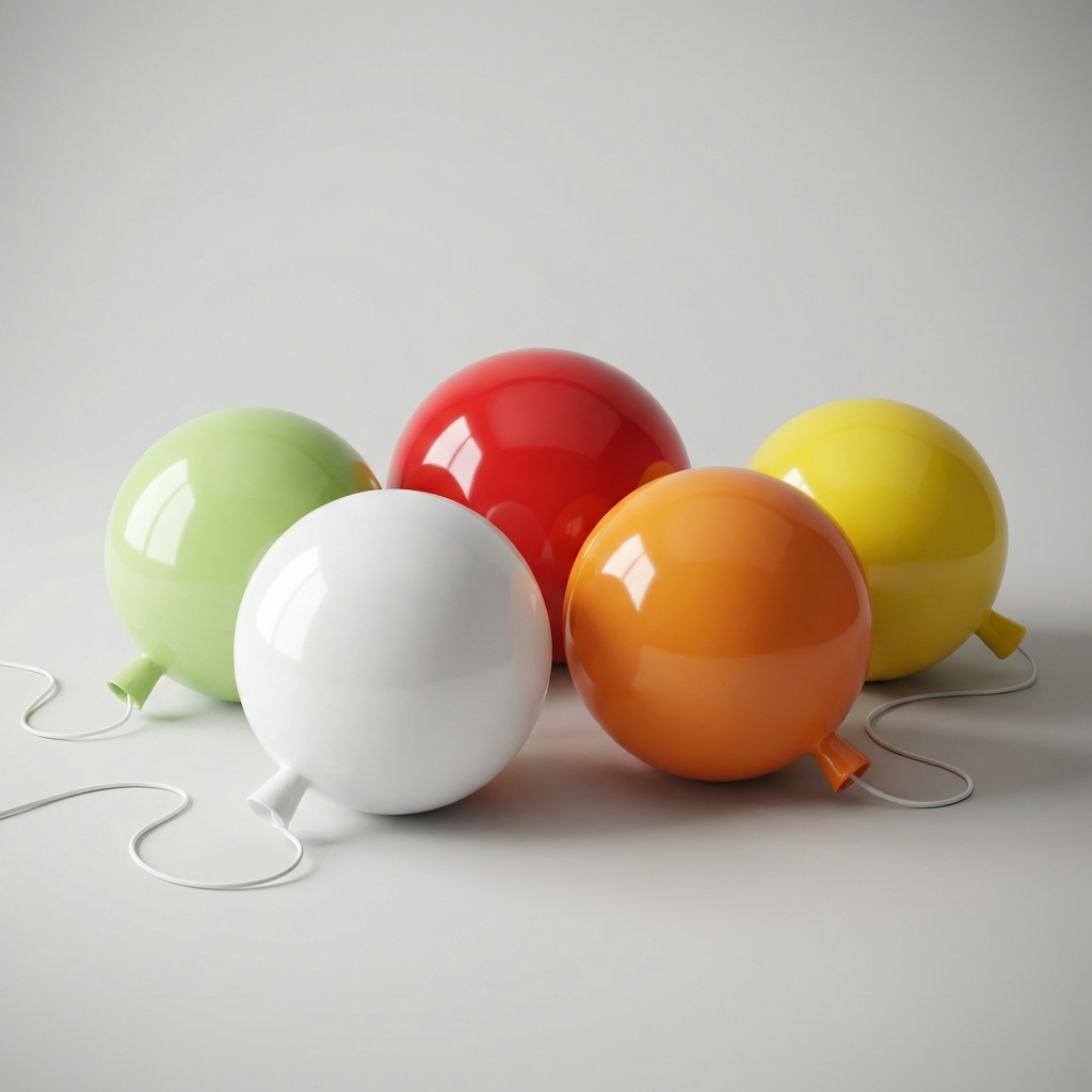 Plafonnier ballon avec cordon de tirage