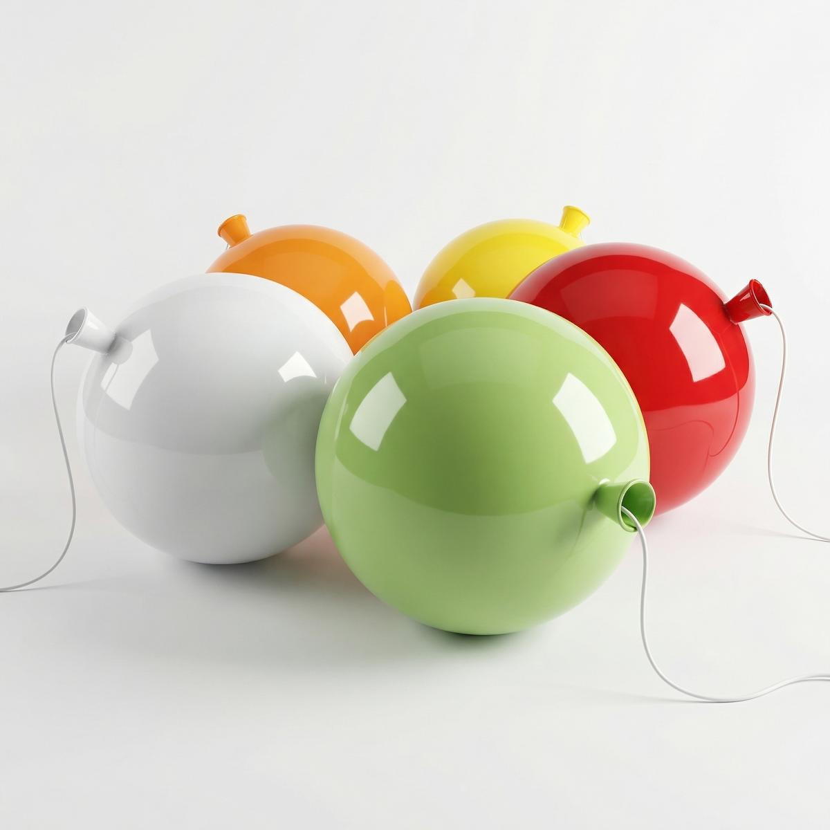 Plafonnier ballon avec cordon de tirage