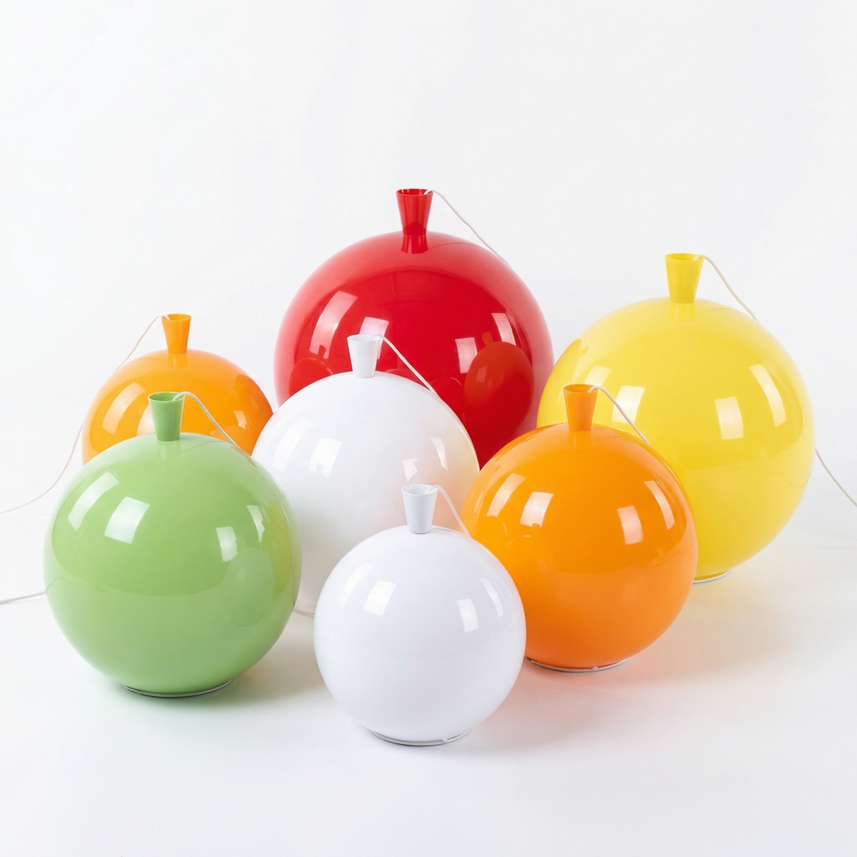 Plafonnier ballon avec cordon de tirage