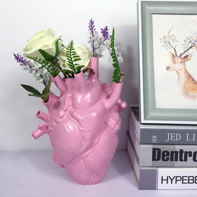 Anatomische Herz-Blumenvase