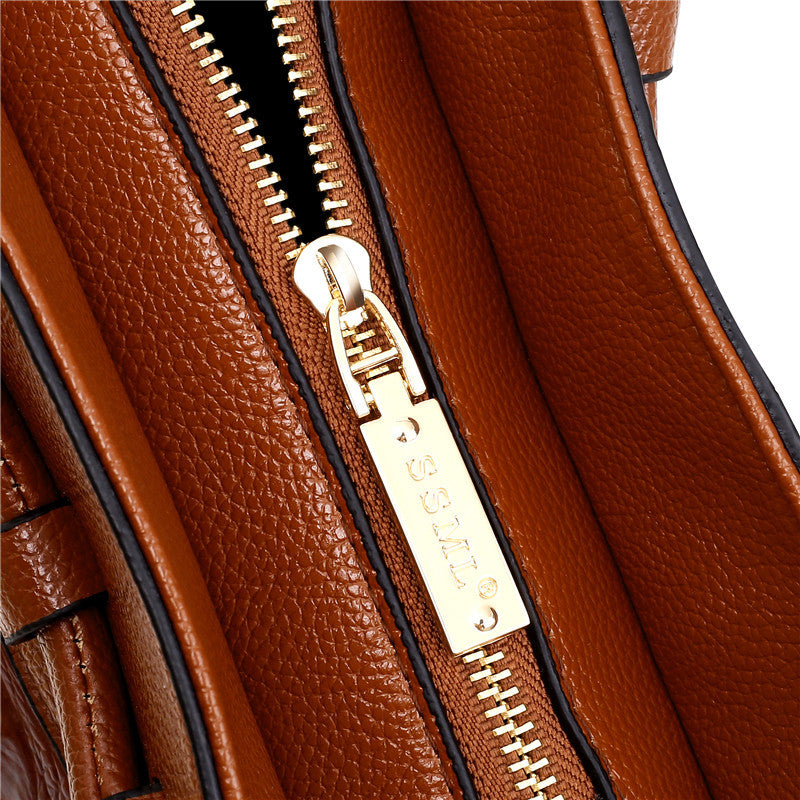 Sac à main structuré pour femme en cuir gaufré façon crocodile
