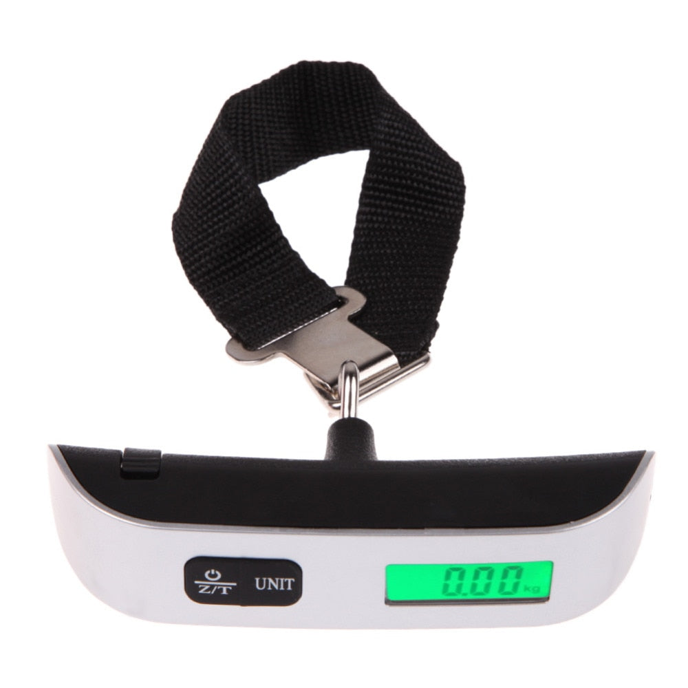 Báscula digital compacta para equipaje WeighMate con pantalla LCD