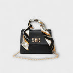 Borsa a tracolla da donna con manico a foulard